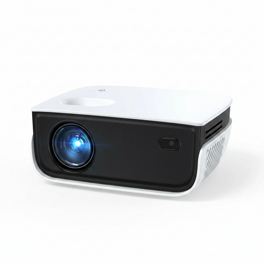 1080P Mini Projector with Bluetooth, Outdoor Movie Projector with Keystone Correction, up to 240'' Screen, Compatible with HDMI, TV Stick, Phone, PS5, USB for Home Theater & Gaming